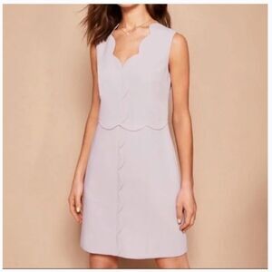 Ted Baker Rubeyed Scalloped dress and blazer